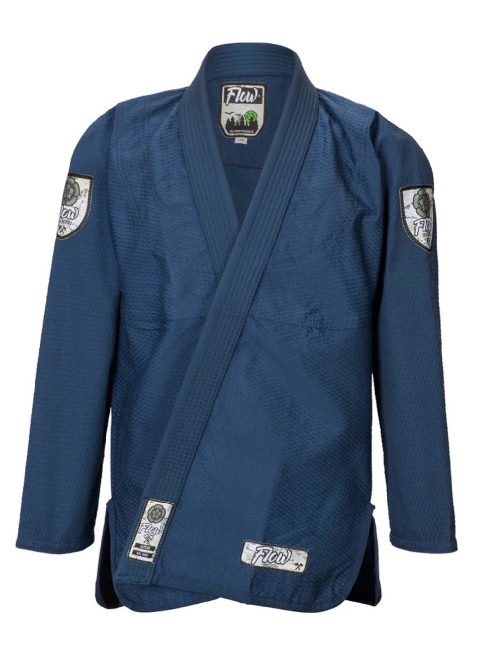 Flow Men’s Jiu Jitsu Gi Alpine Navy Blue Size A4 XL